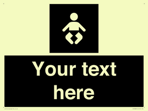 Custom information: black panel baby change